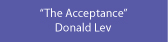 TheAcceptance,byDonaldLev