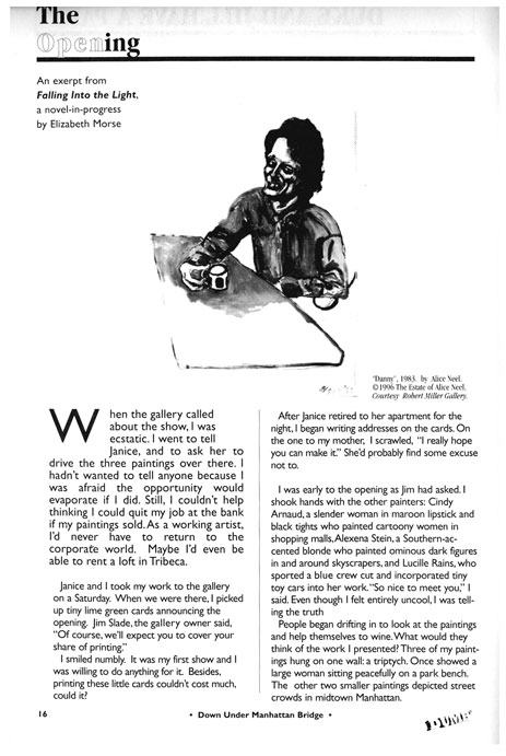 The Opening, by Elizabeth Morse