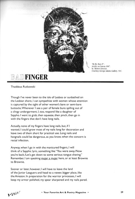 BadFinger, by Thaddeus Rutkowski